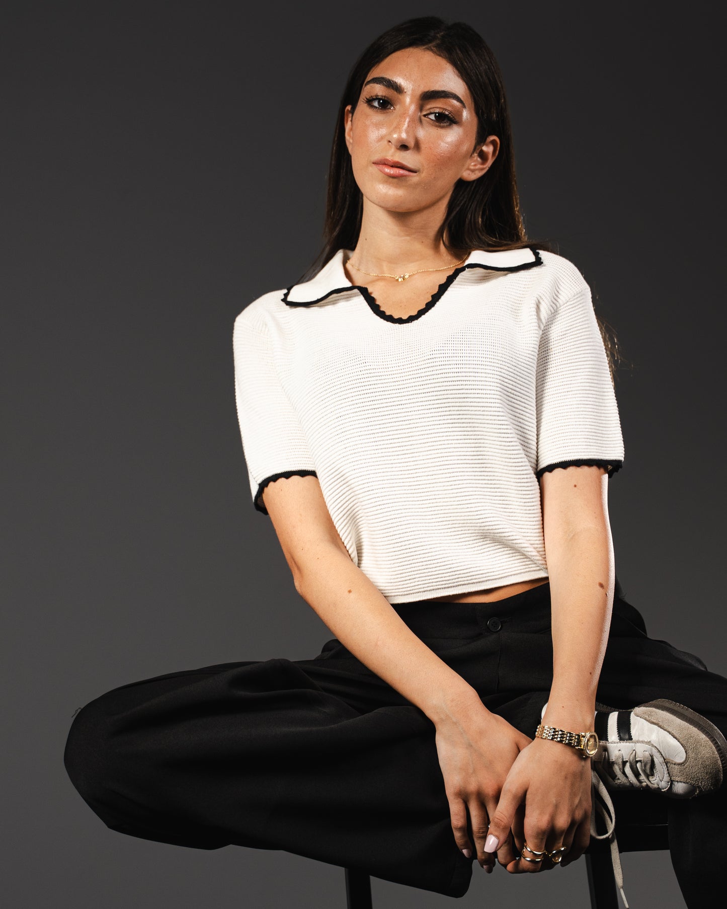 The Siren White Polo