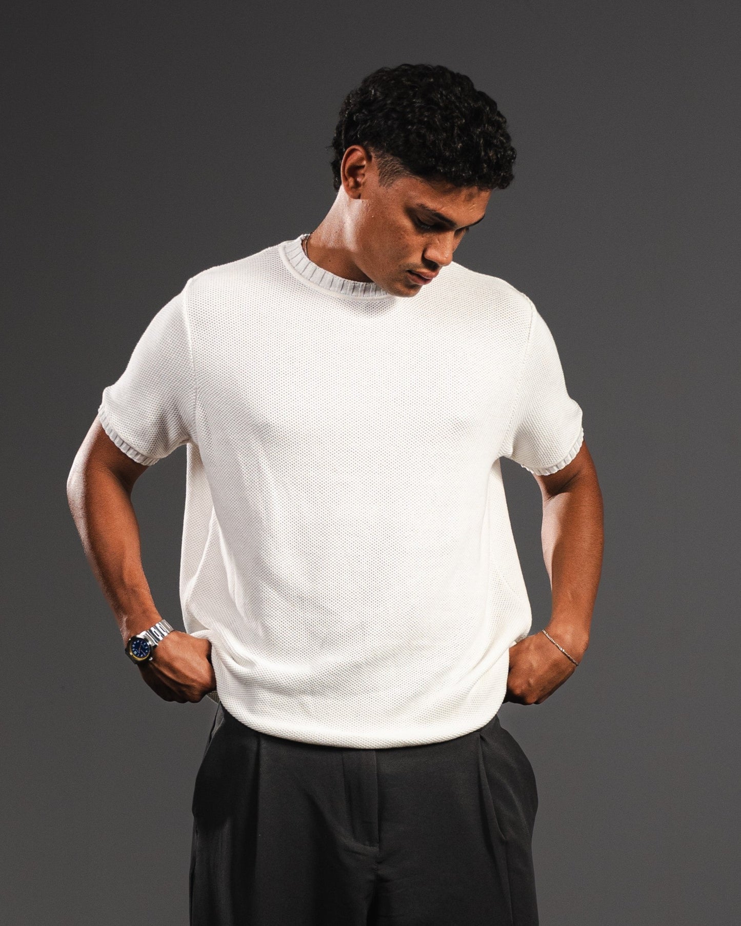 Thread White Crewneck