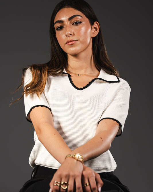 The Siren White Polo