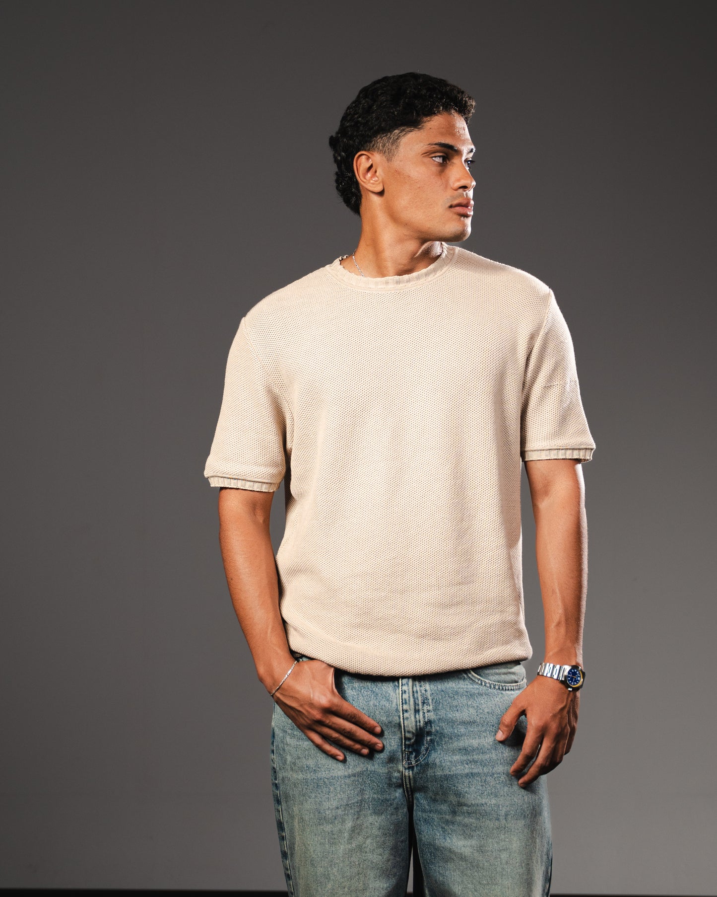 Thread Beige Crewneck