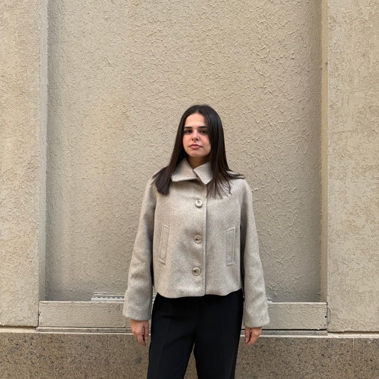 The Taupe Cropped Jacket